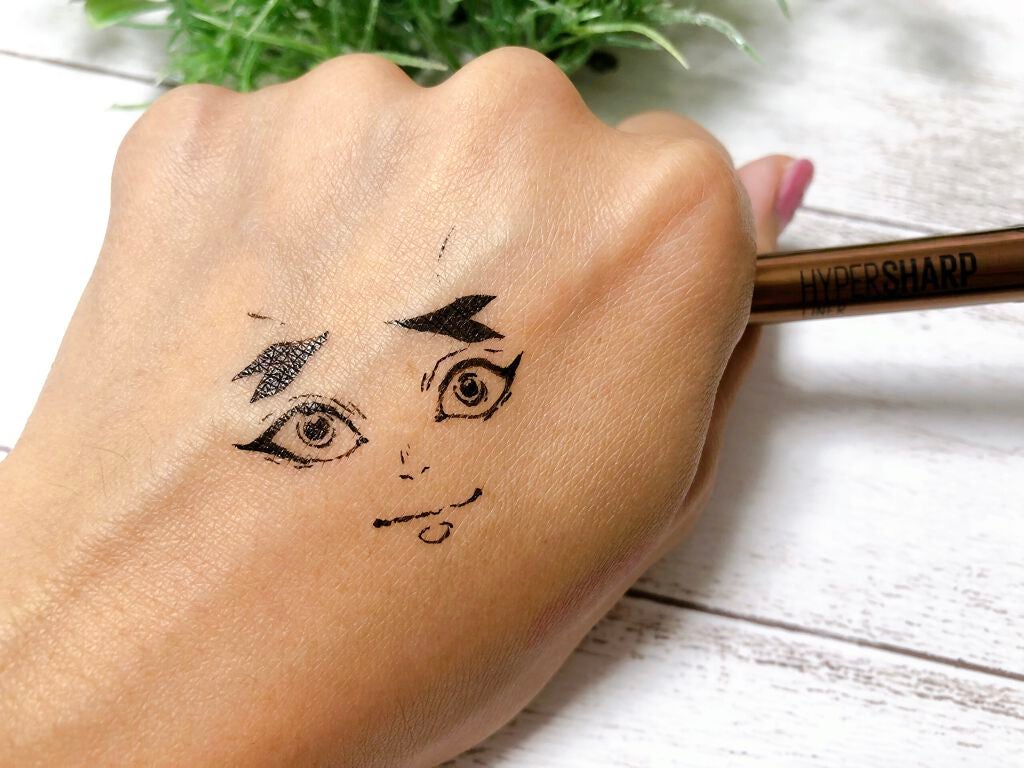 ハイパーシャープ ライナー R/MAYBELLINE NEW YORK/リキッドアイライナーを使ったクチコミ(5枚目)