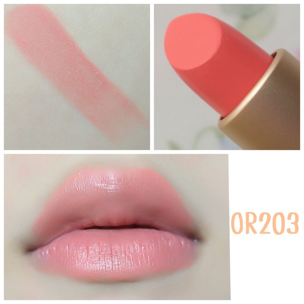 ベターリップトーク ベルベット OR203 シュガーホイップ/ETUDE/口紅を使ったクチコミ（2枚目）