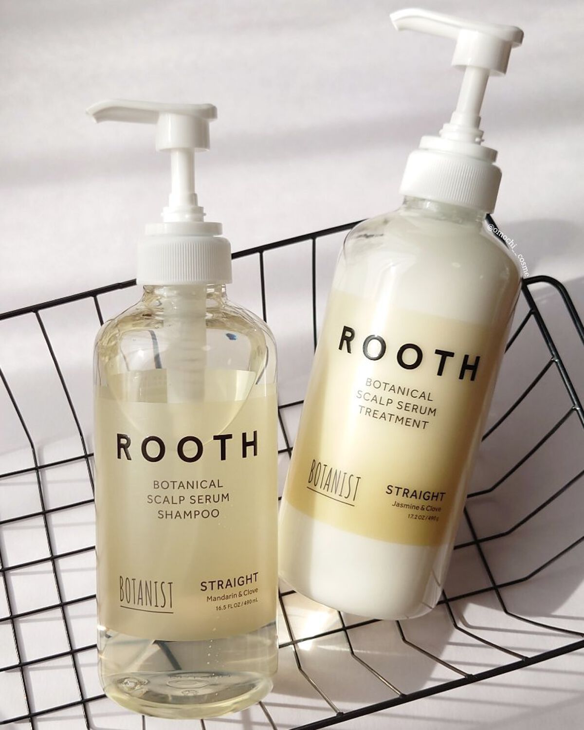 ルース ボタニカルスカルプセラム シャンプー・トリートメント（ストレート）/BOTANIST/市販シャンプーを使ったクチコミ（1枚目）