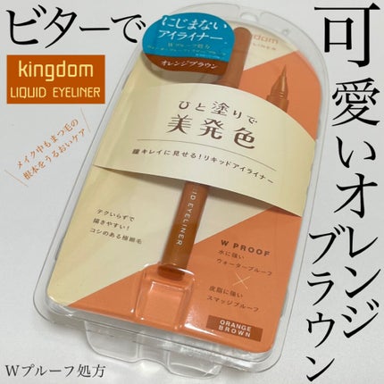 リキッドアイライナーWP		/キングダム/リキッドアイライナーを使ったクチコミ(1枚目)
