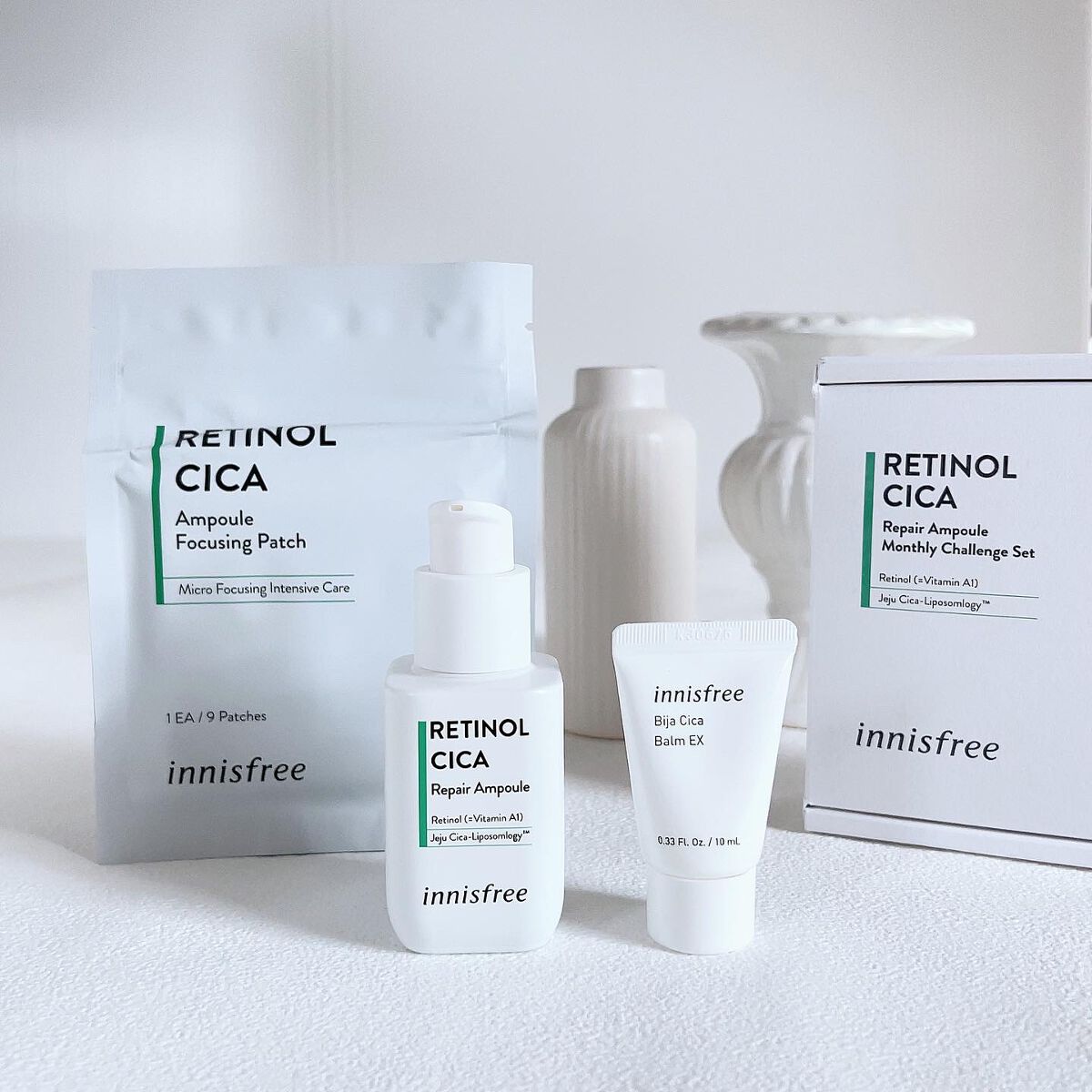 レチノール シカ リペア セラム スペシャルセット/innisfree/美容液を使ったクチコミ(1枚目)