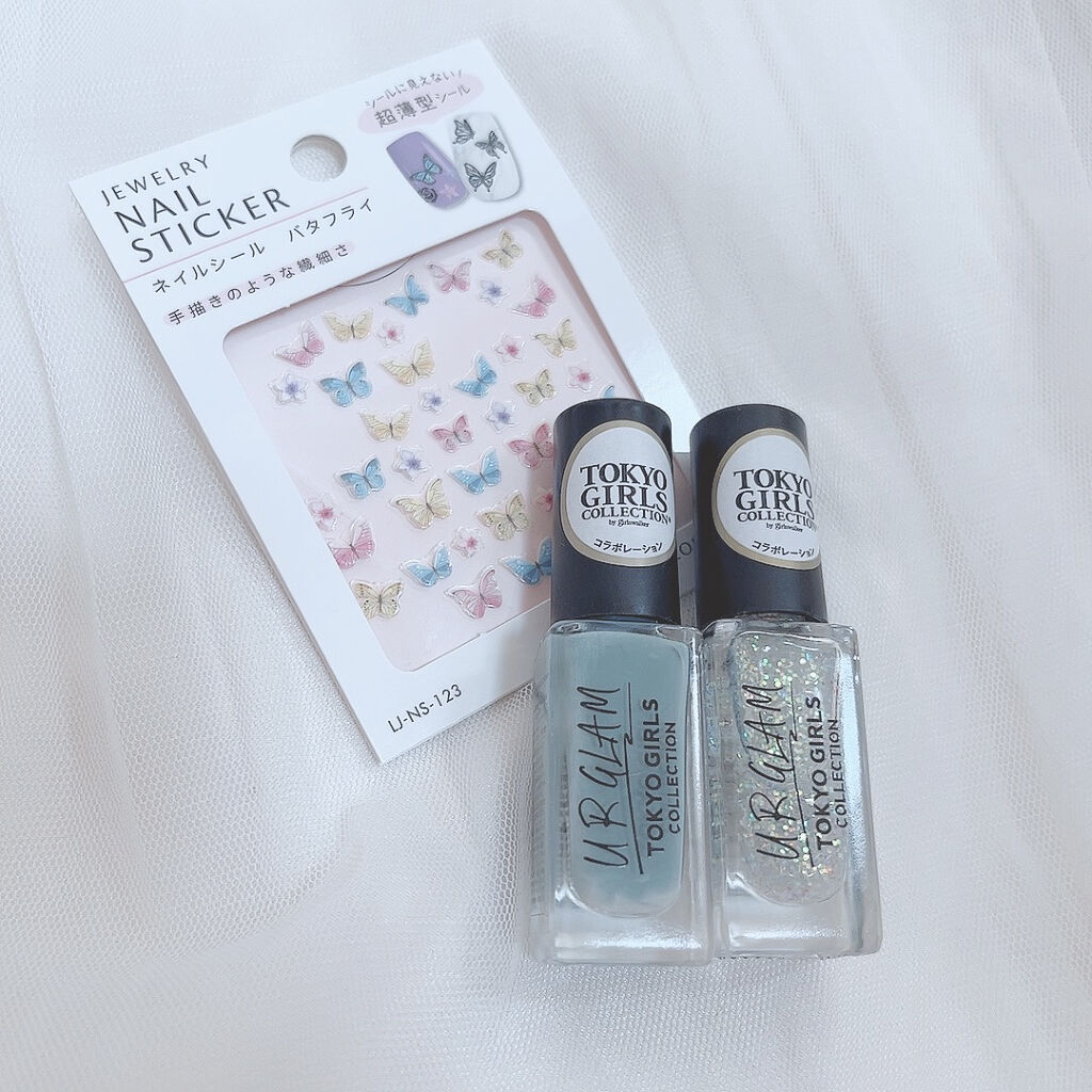 ネイルシール/セリア/ネイルシールを使ったクチコミ（2枚目）