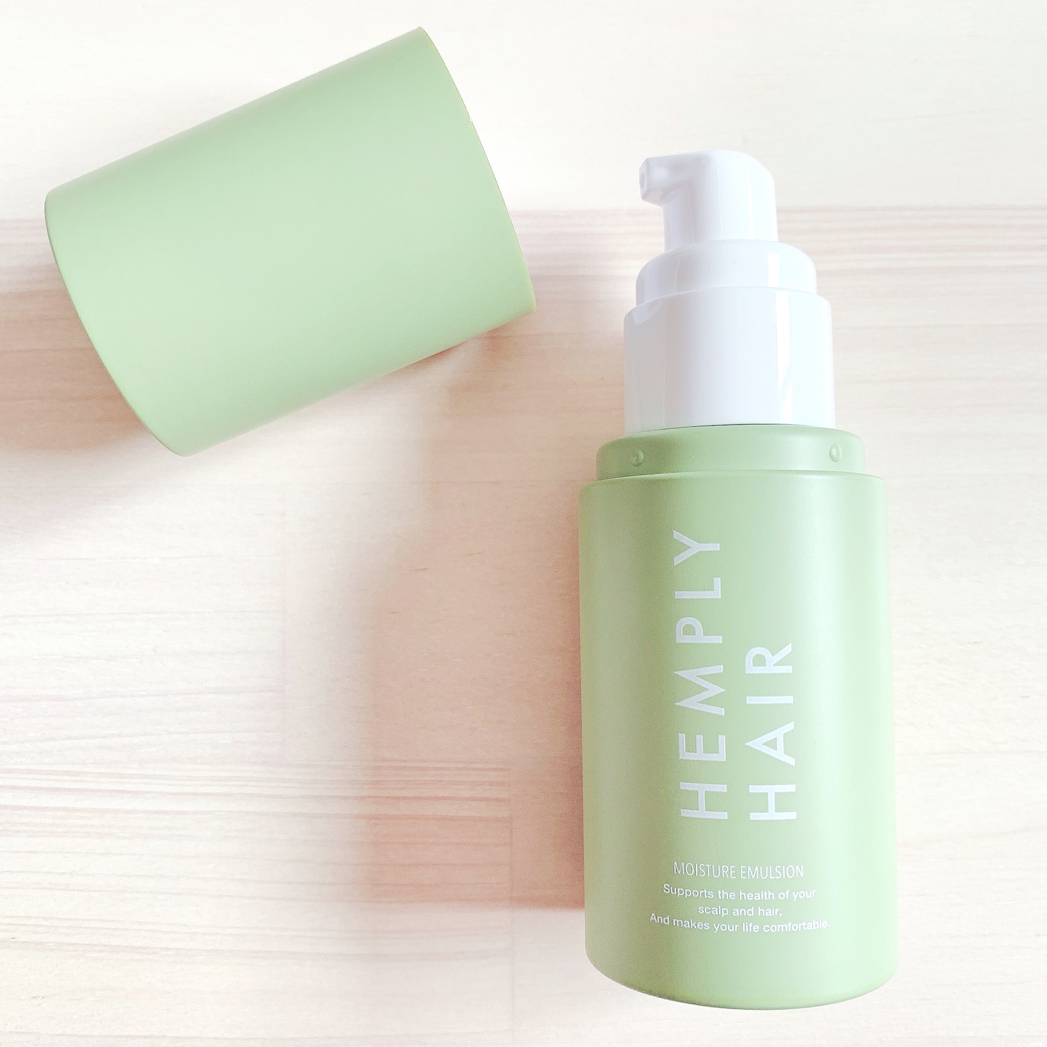 モイスチャーエマルジョン /HEMPLY HAIR/ヘアミルクを使ったクチコミ（2枚目）