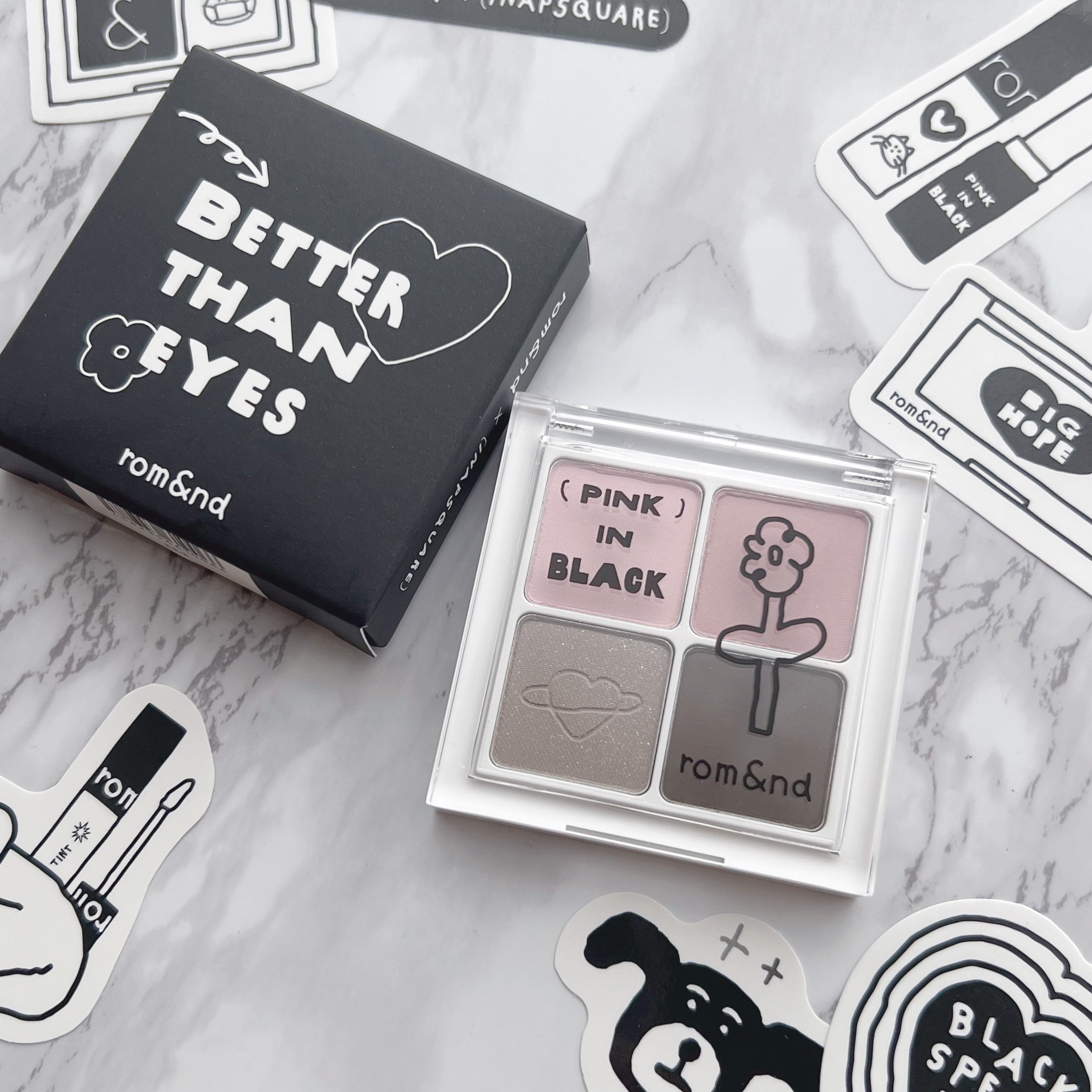 ベターザンアイズ/rom&nd/アイシャドウパレットを使ったクチコミ（2枚目）
