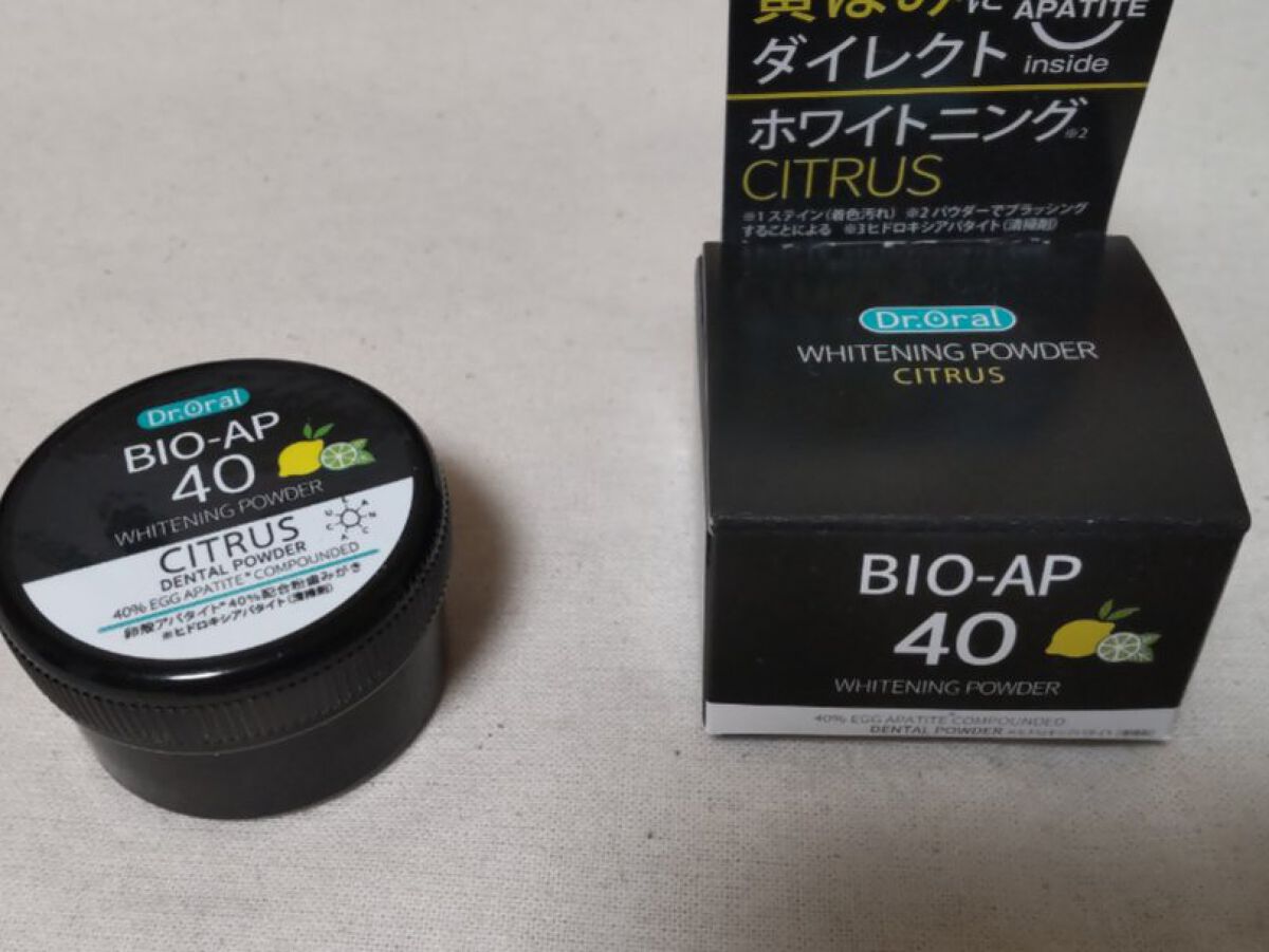 ホワイトニングパウダー シトラスL(レモン&ライム)/Dr.Oral/歯磨き粉を使ったクチコミ（2枚目）
