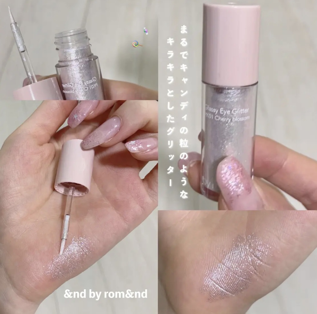 アンドバイロムアンド　グラッシーアイグリッター/&nd by rom&nd/グリッターを使ったクチコミ（1枚目）
