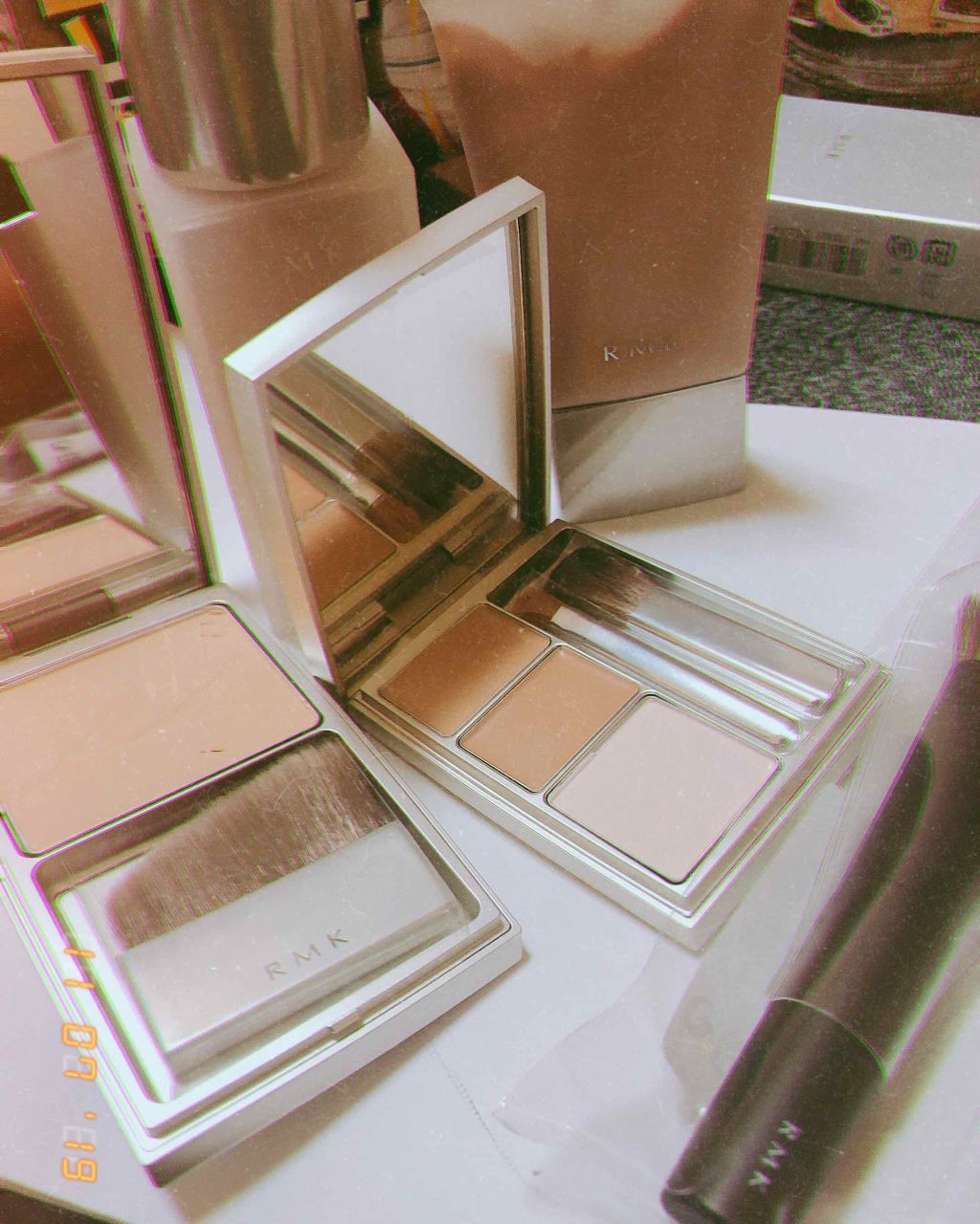 凪 on LIPS 「昨日買ってきたコスメで化粧してみました(*´▽`)ノノ上手くで..」(1枚目)