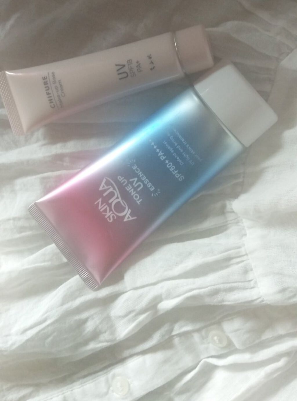 スキンアクア トーンアップUVエッセンス/スキンアクア/日焼け止めクリームを使ったクチコミ（1枚目）