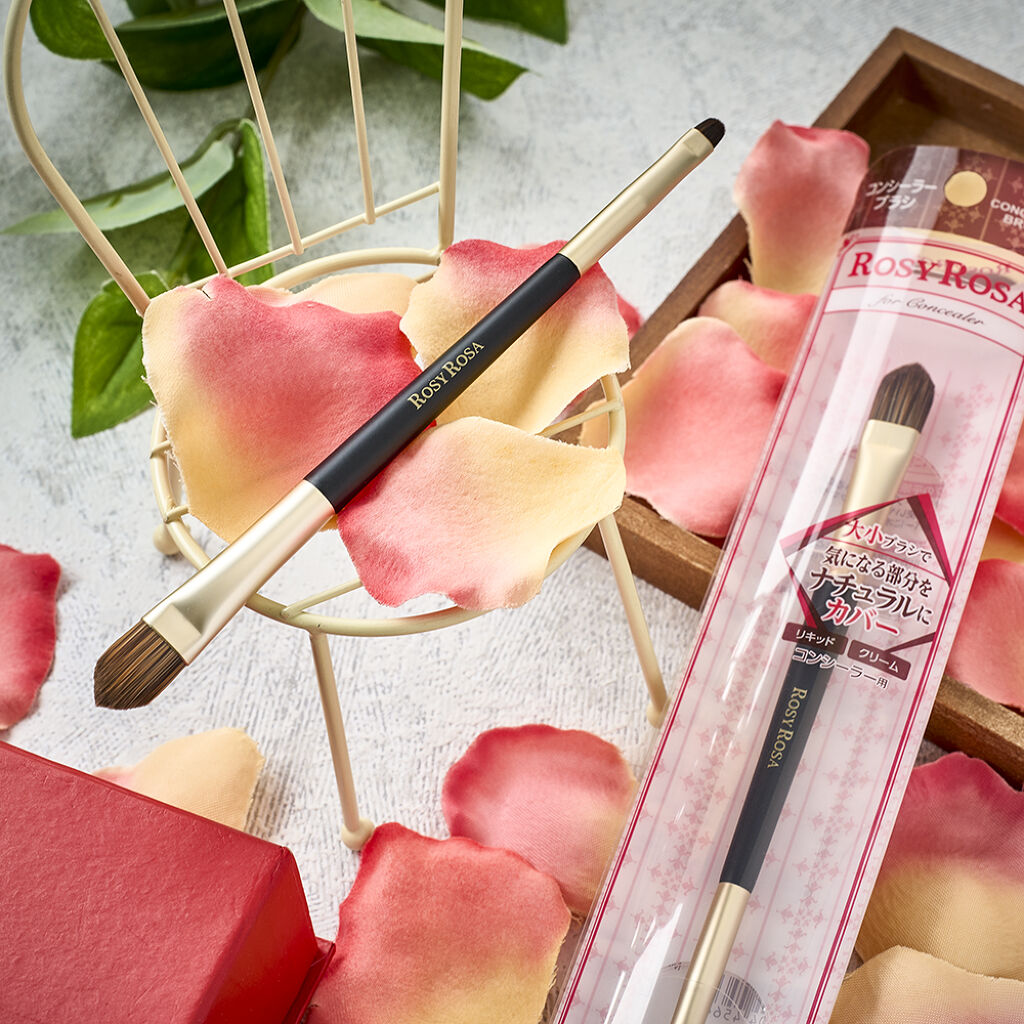 ダブルエンドコンシーラーブラシ/ロージーローザ/メイクブラシを使ったクチコミ（1枚目）