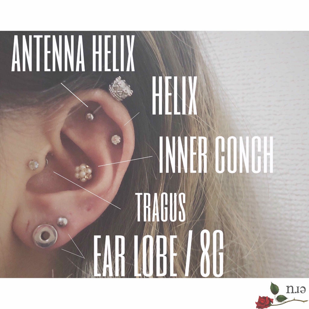 eru on LIPS 「✔pierce..part1今回は私のピアス事情についてお話し..」(1枚目)