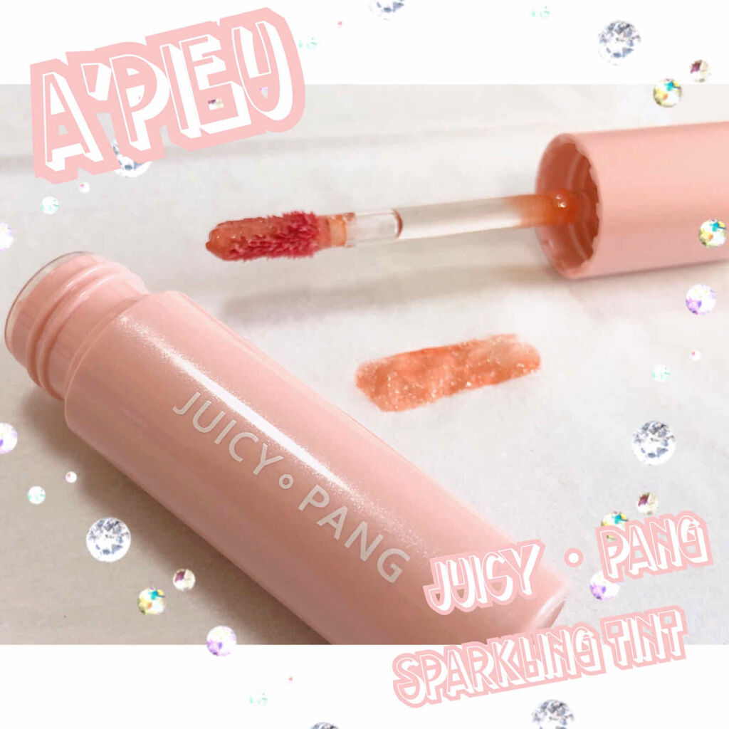 アピュー ジューシーパン スパークリングティント/A’pieu/口紅を使ったクチコミ（1枚目）