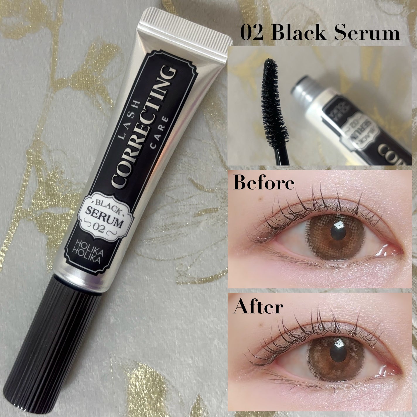 ラッシュコレクティングケア エッセンシャルセラム/HOLIKA HOLIKA/まつげ美容液を使ったクチコミ(3枚目)
