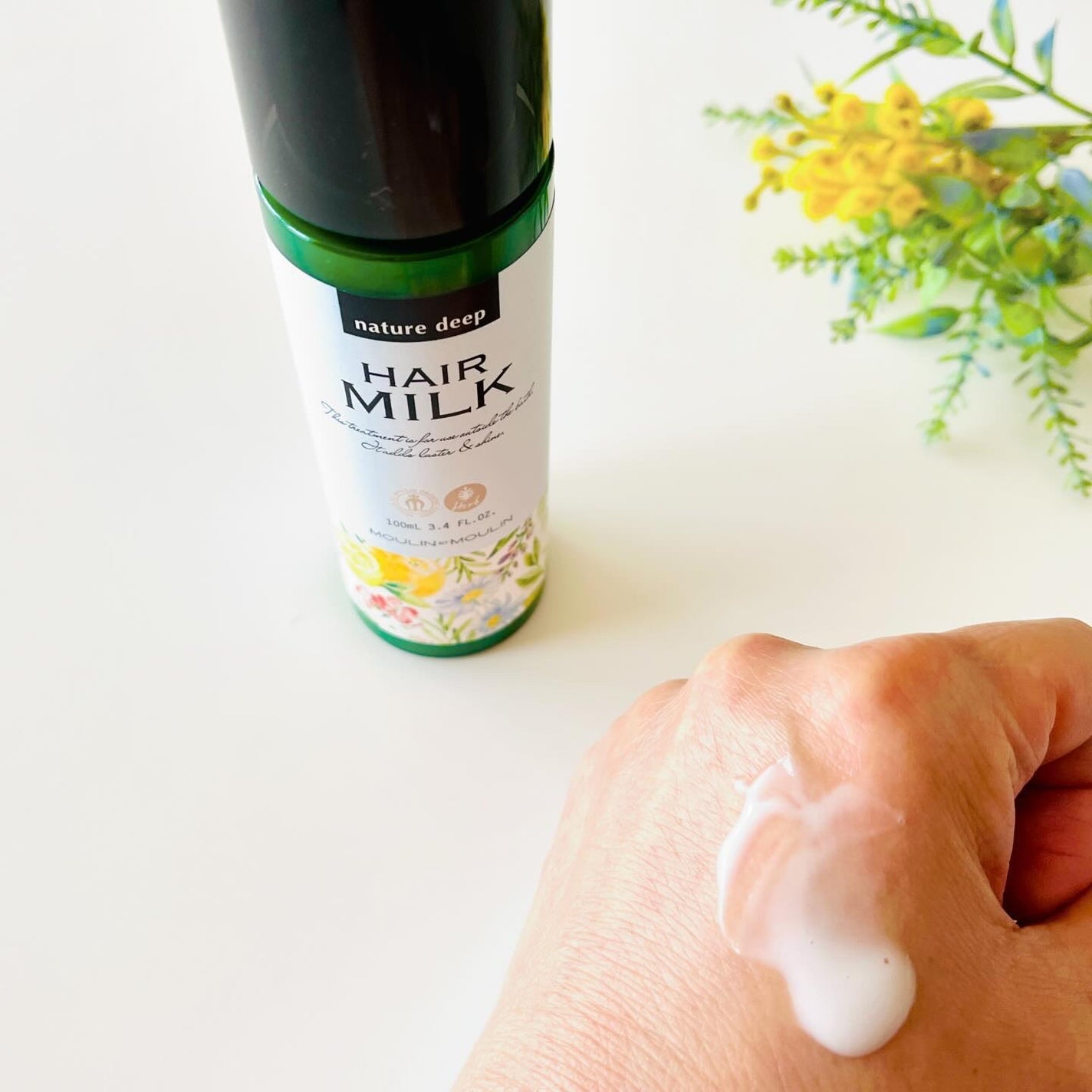 ツヤ髪ミルク/ネイチャーディープ /ヘアミルクを使ったクチコミ(5枚目)