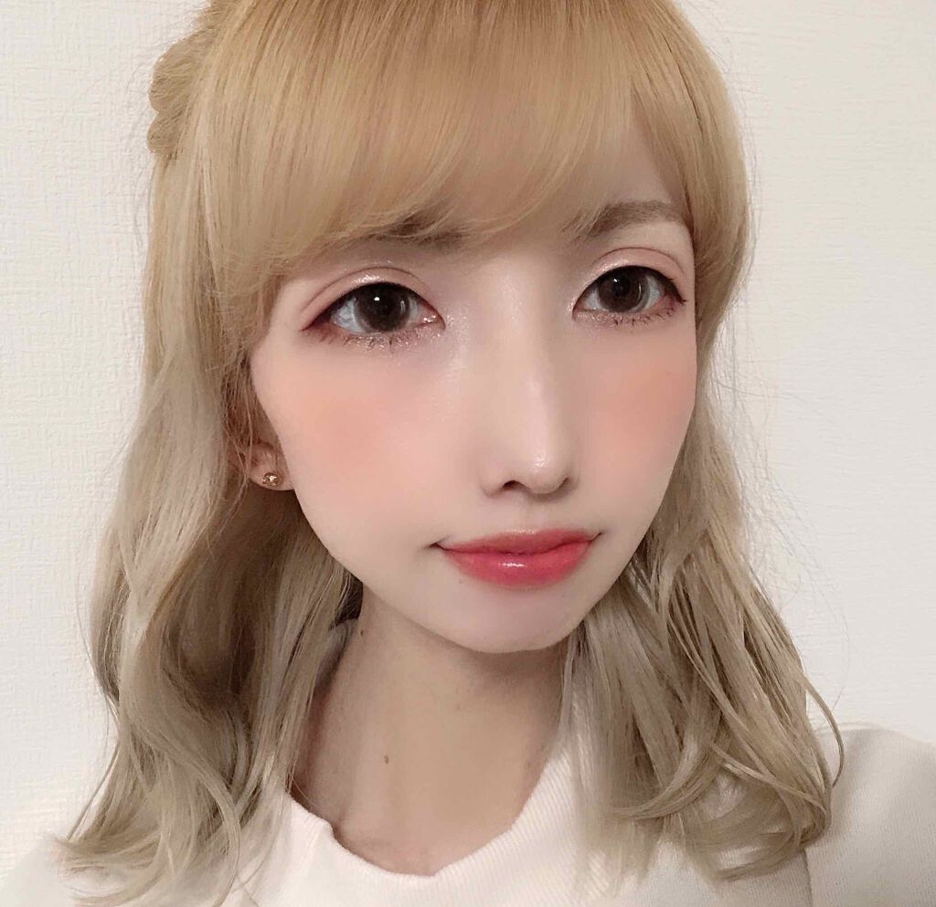 ラスティンググロスリップ/CEZANNE/口紅を使ったクチコミ（2枚目）