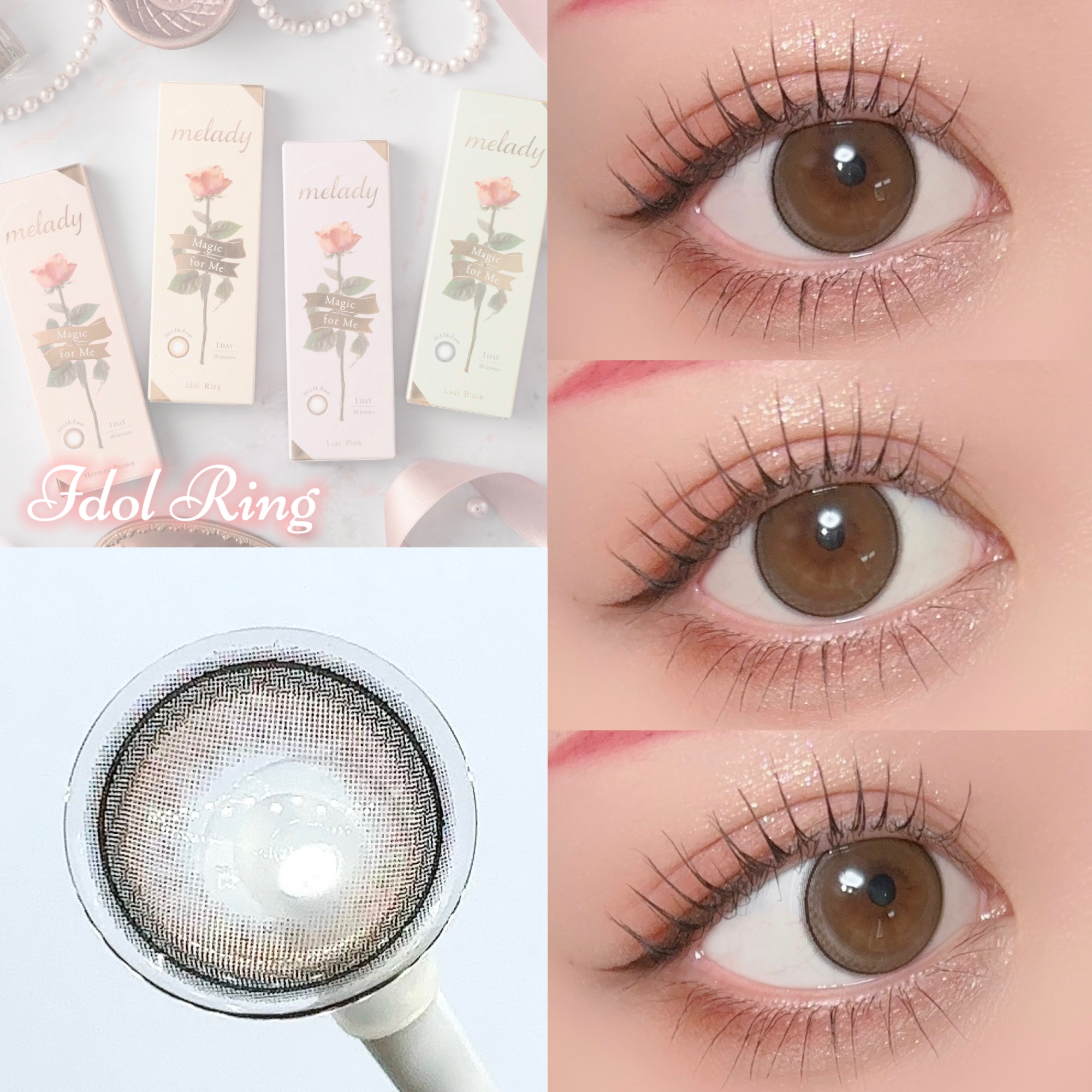 melady 1day/melady/ワンデー（１DAY）カラコンを使ったクチコミ（3枚目）