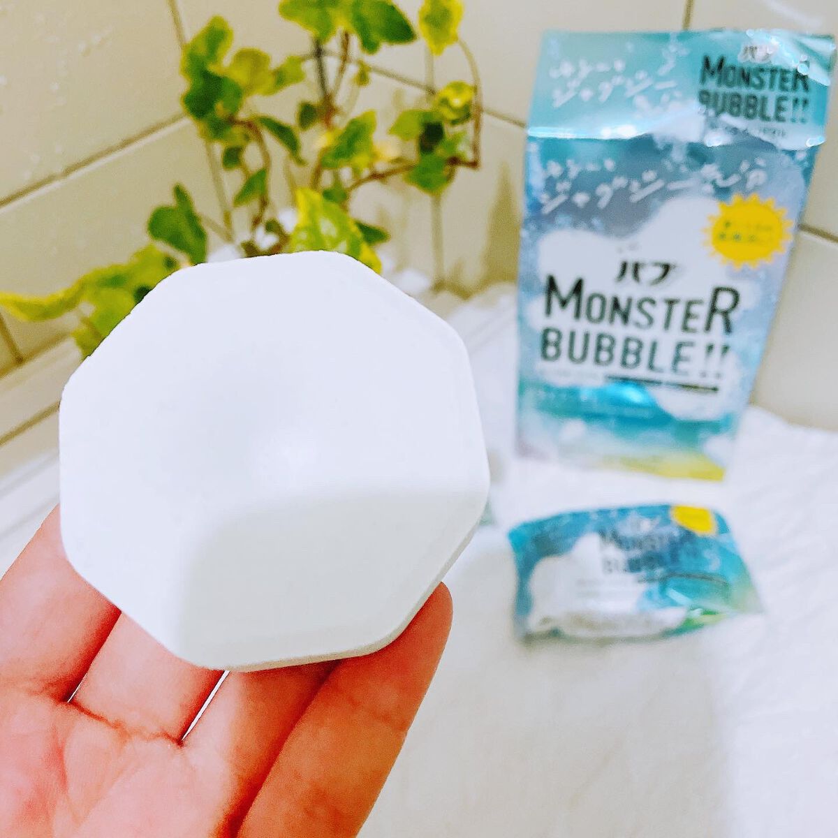 モンスターバブル ゆるんとジャグジー気分/バブ/炭酸系入浴剤を使ったクチコミ（3枚目）