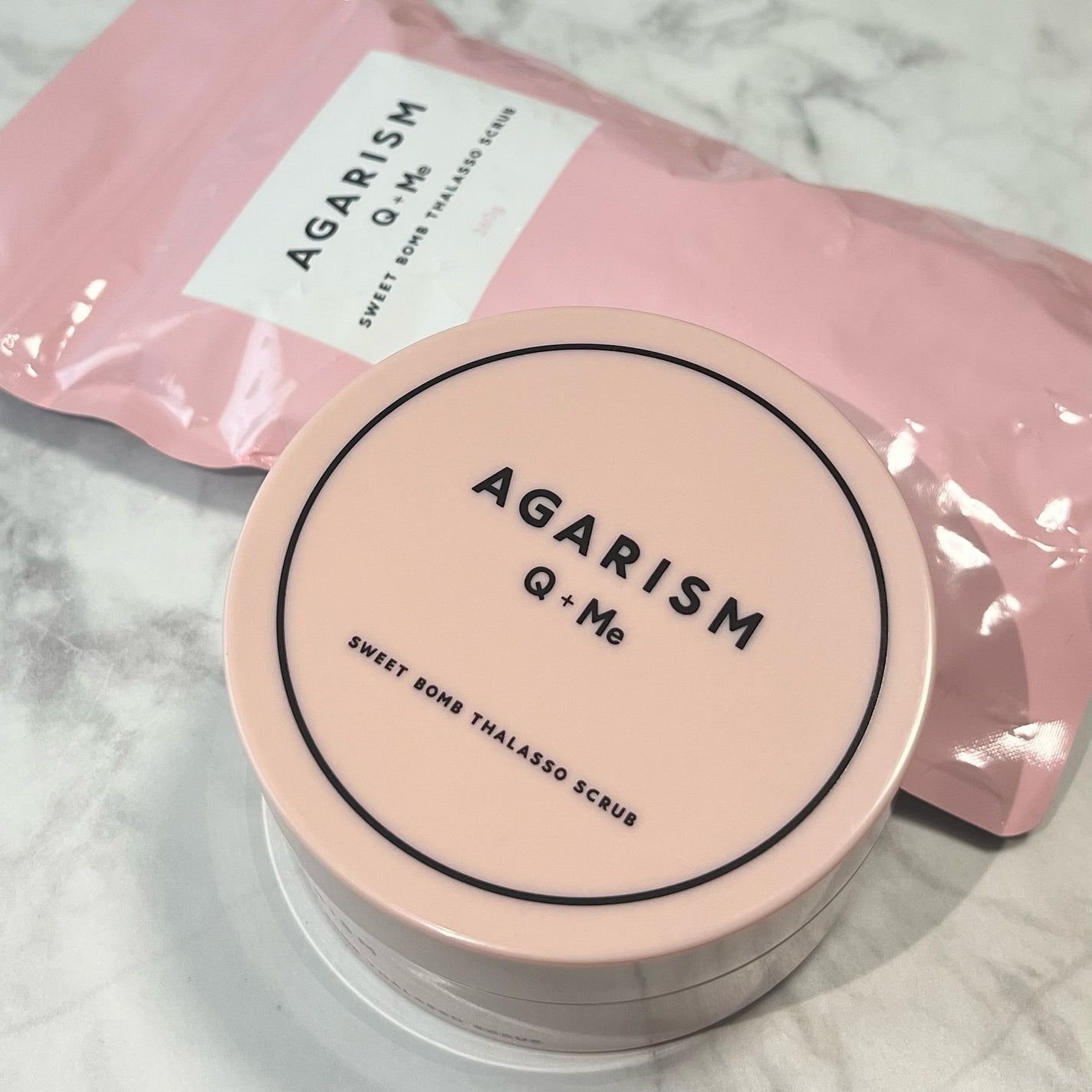 Q+Me スウィート ボム タラソ スクラブ/AGARISM/バスト・ヒップケアを使ったクチコミ(9枚目)