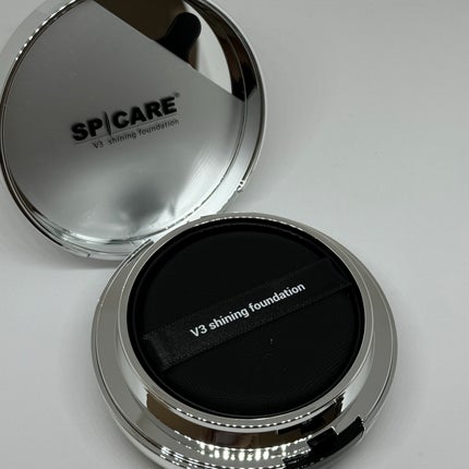 V3シャイニングファンデーション/SPICARE/クッションファンデーションを使ったクチコミ(2枚目)