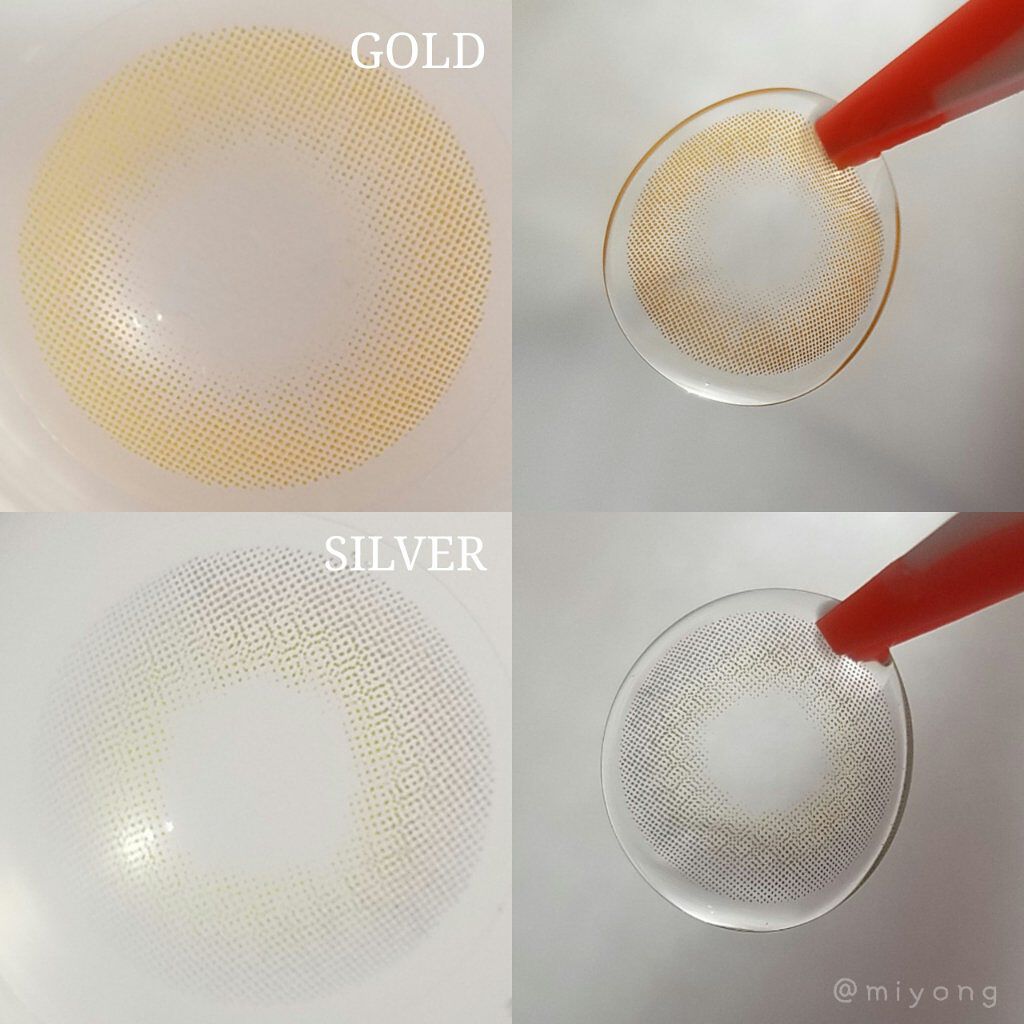 ロシアン 1Day ゴールド/OLENS/ワンデー（１DAY）カラコンを使ったクチコミ（2枚目）