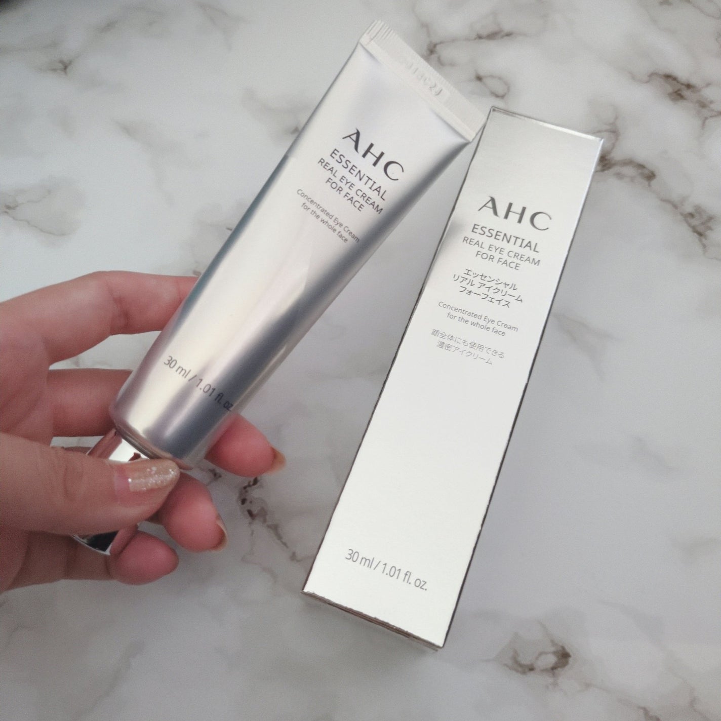 エッセンシャル リアル アイクリーム フォーフェイス/AHC/アイケア・アイクリームを使ったクチコミ(2枚目)