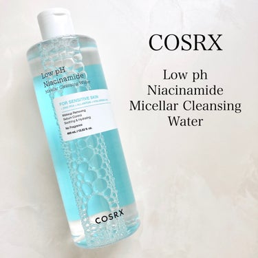 弱酸性 ナイアシンアミド ミセラークレンジングウォーター/COSRX/クレンジングウォーターを使ったクチコミ（2枚目）
