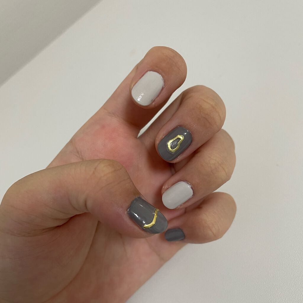 Somptueux(ソンプチュー) ネイルポリッシュ/DAISO/マニキュアを使ったクチコミ(6枚目)