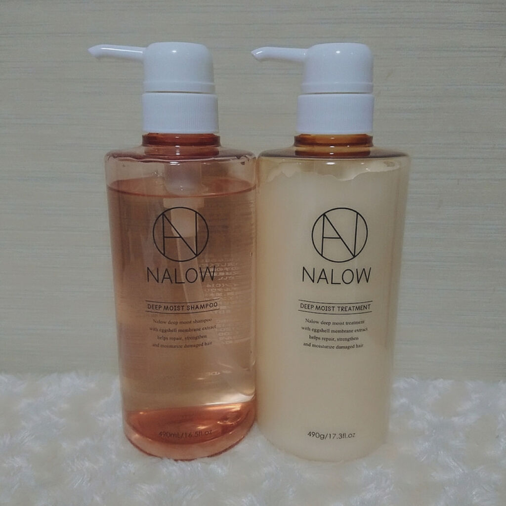 ディープモイスト シャンプー／トリートメント トリートメント490g/NALOW/市販シャンプーを使ったクチコミ（3枚目）