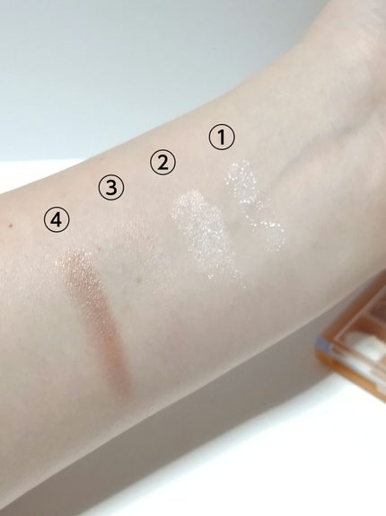 ベージュトーンアイシャドウ/CEZANNE/アイシャドウパレットを使ったクチコミ(4枚目)