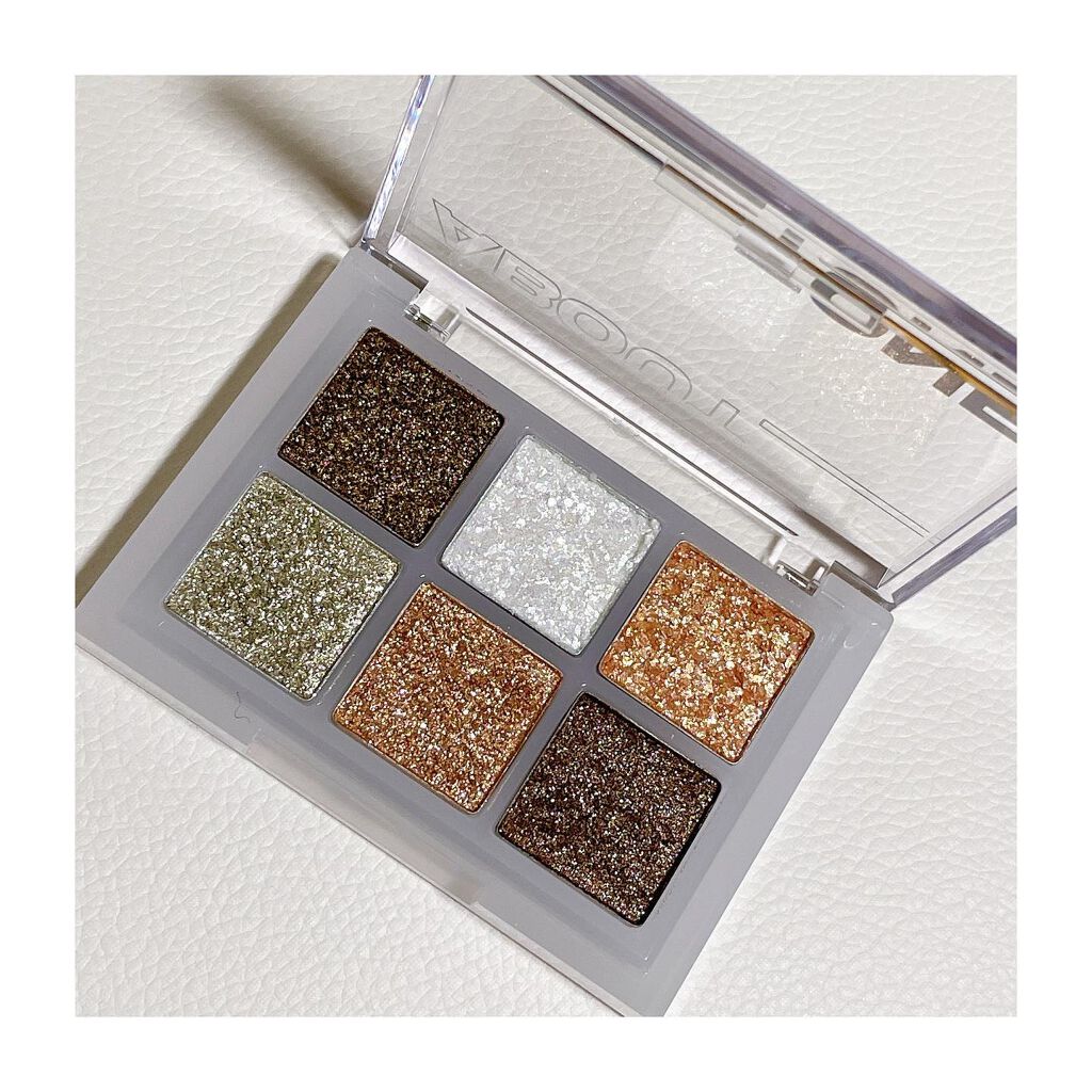 オーマイグリッターポップ/ABOUT TONE/アイシャドウパレットを使ったクチコミ(4枚目)