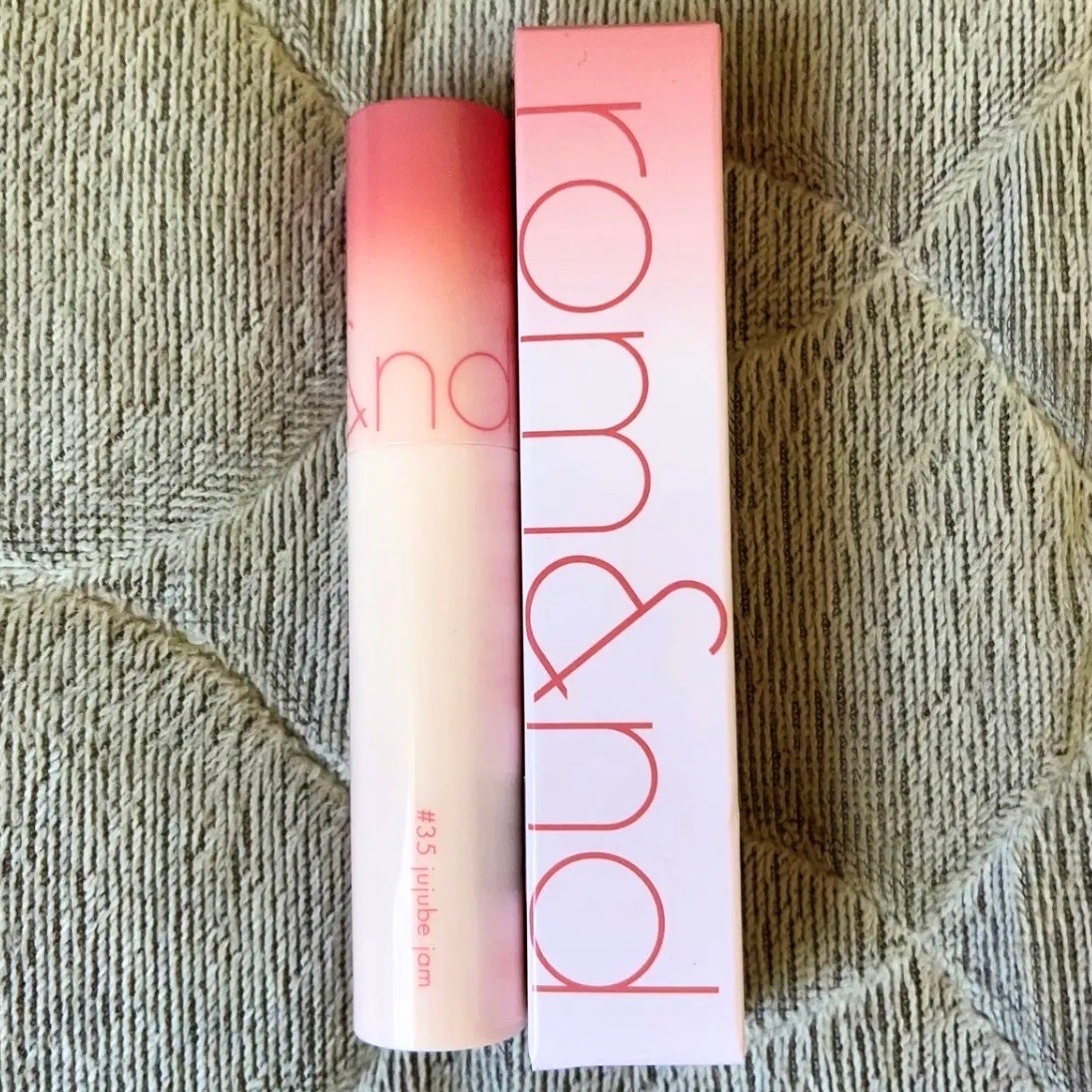 ジューシーラスティングティント/rom&nd/リップティントを使ったクチコミ(2枚目)