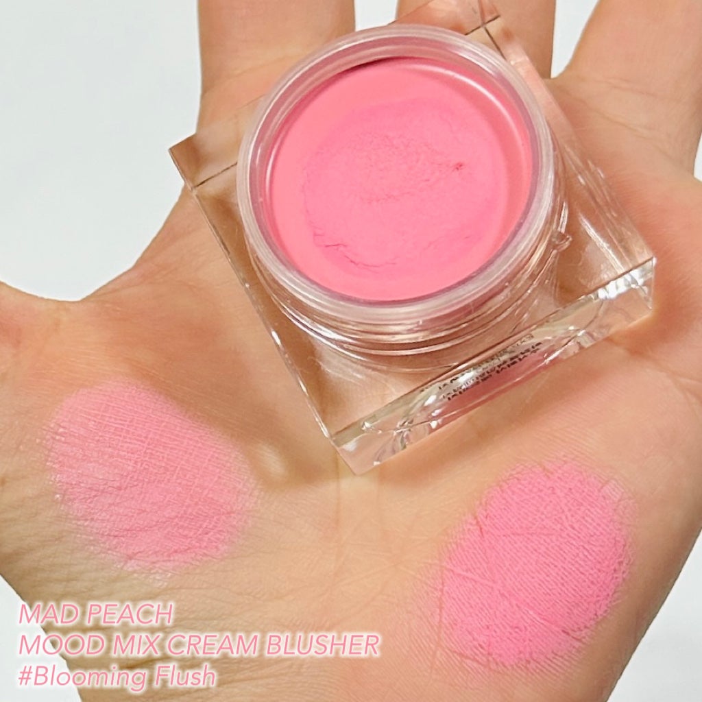 ムードミックスクリームブラッシャー/MAD PEACH/ジェル・クリームチークを使ったクチコミ(2枚目)