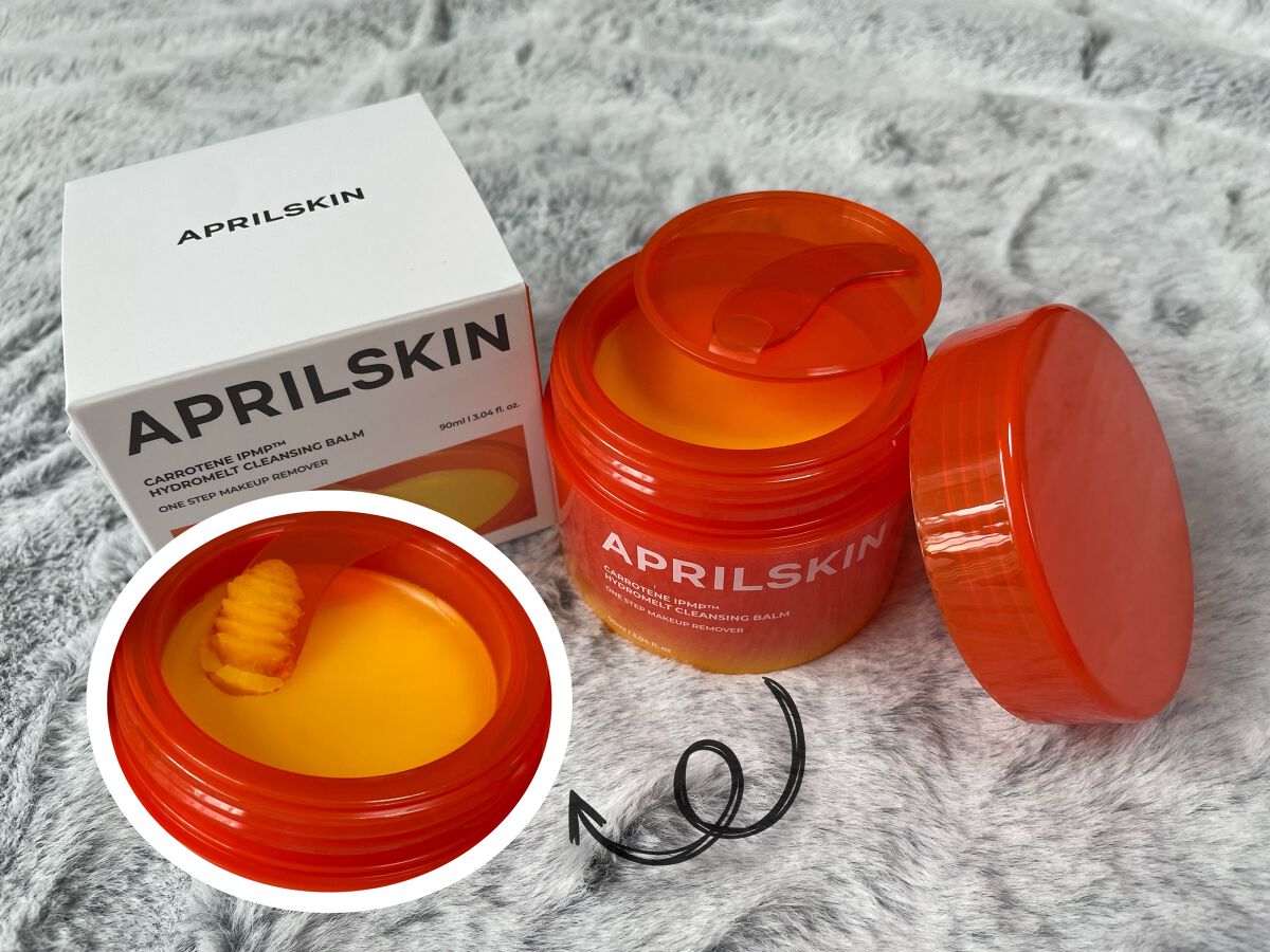 カロテンIPMP(TM) とろけるクレンジングバーム /APRILSKIN/クレンジングバームを使ったクチコミ（1枚目）