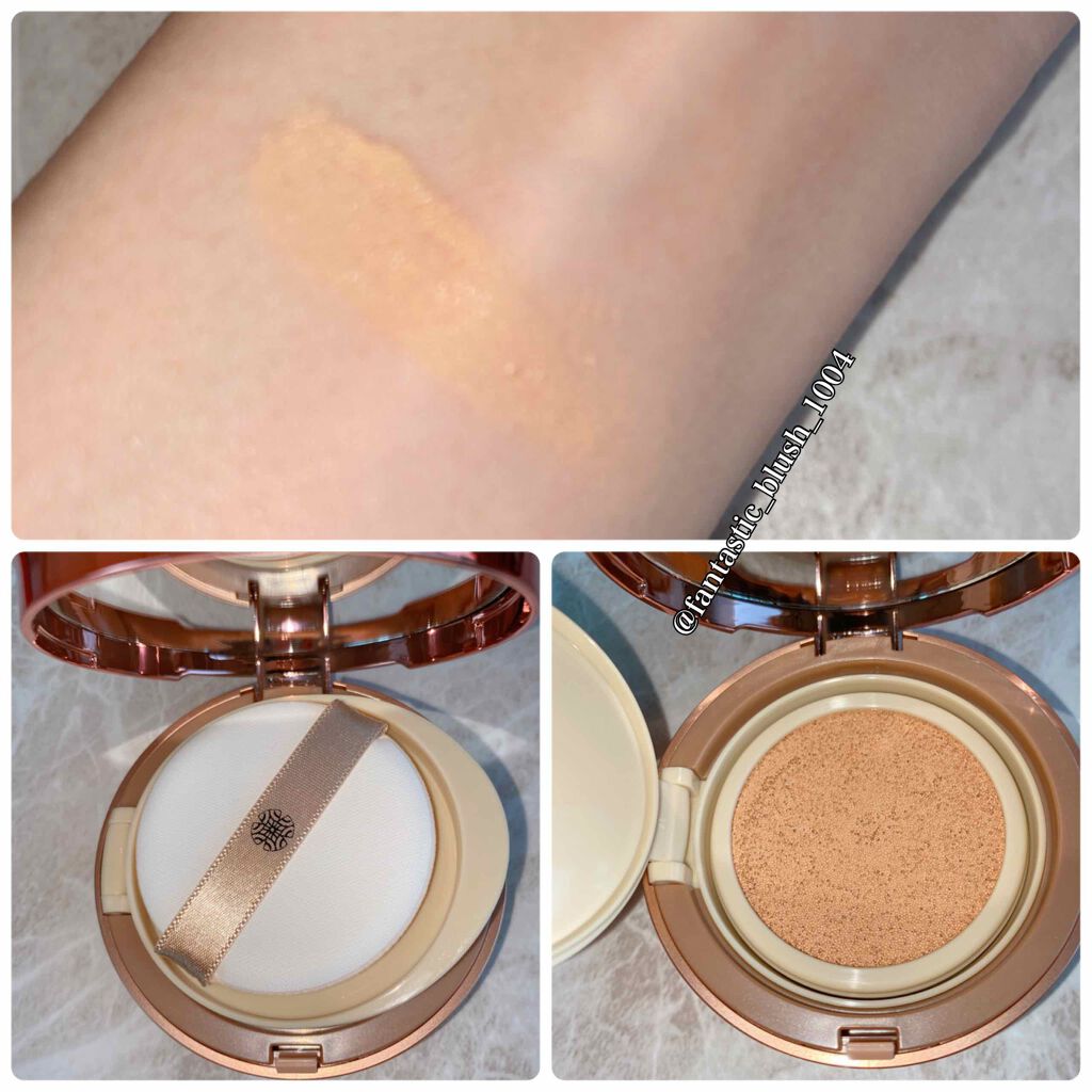 ultimate cover cushion moisture Coral Rose Edition /OHUI/クッションファンデーションを使ったクチコミ(2枚目)