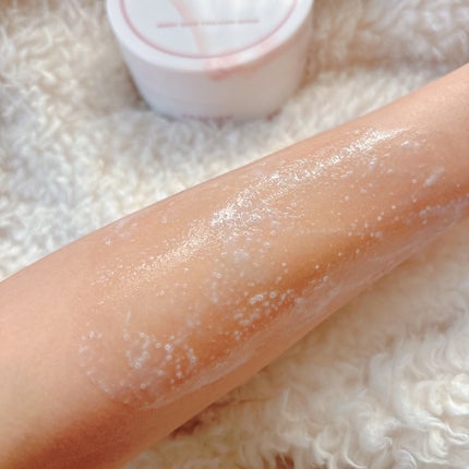 キューミースウィートボムタラソスクラブ ピオニーブーケの香り/AGARISM/ボディスクラブを使ったクチコミ(5枚目)