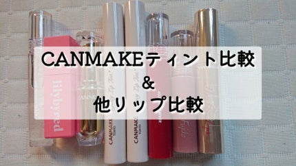 ジューシーリップティント/キャンメイク/口紅を使ったクチコミ(1枚目)