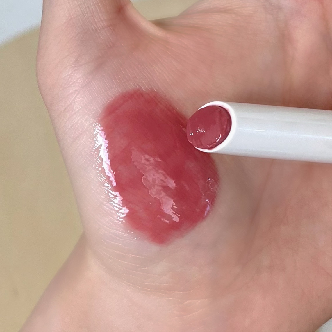 ベアグローペプチドメルティングバーム/PINATE/口紅を使ったクチコミ（2枚目）