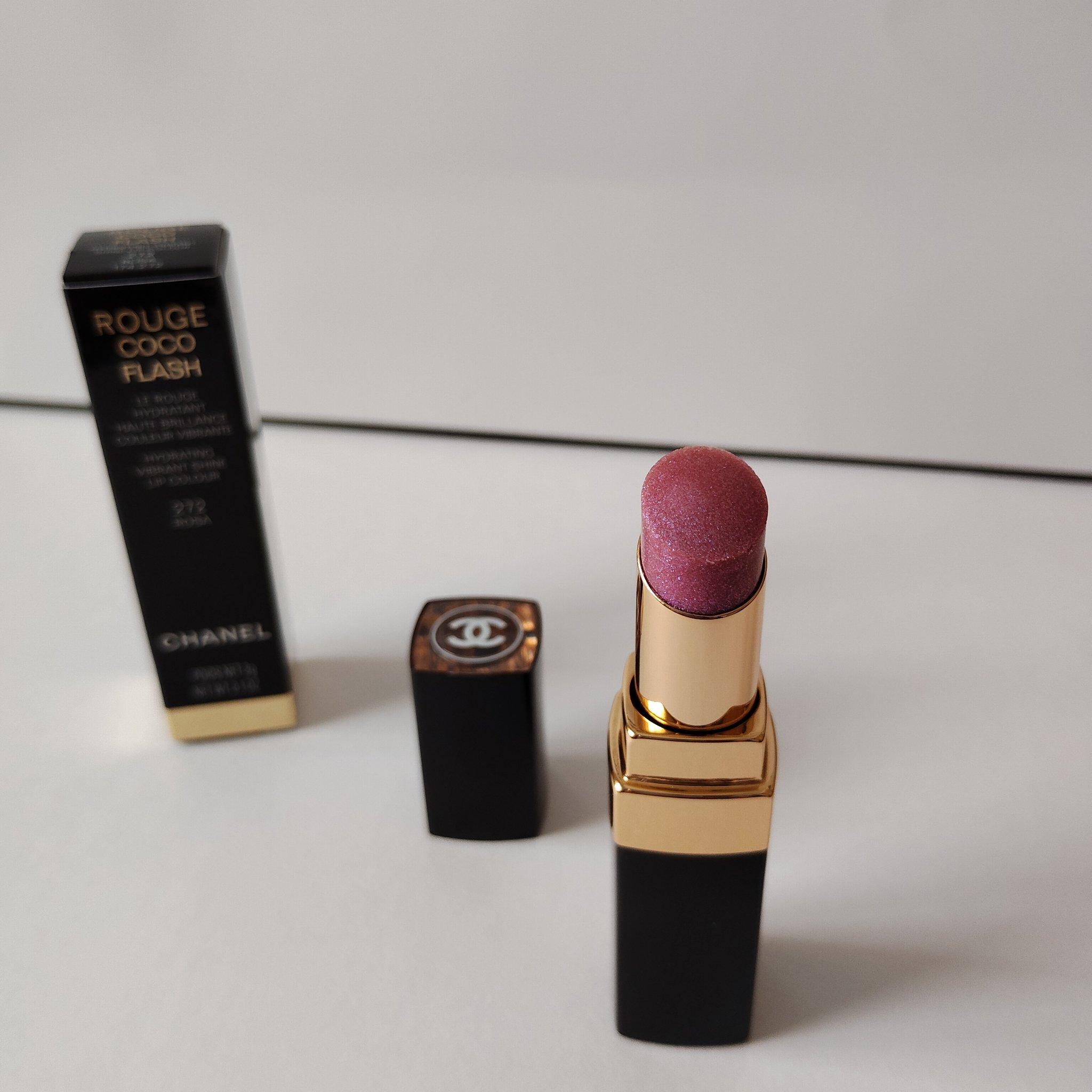 ルージュ ココ フラッシュ 272 ロザ/CHANEL/口紅を使ったクチコミ（1枚目）