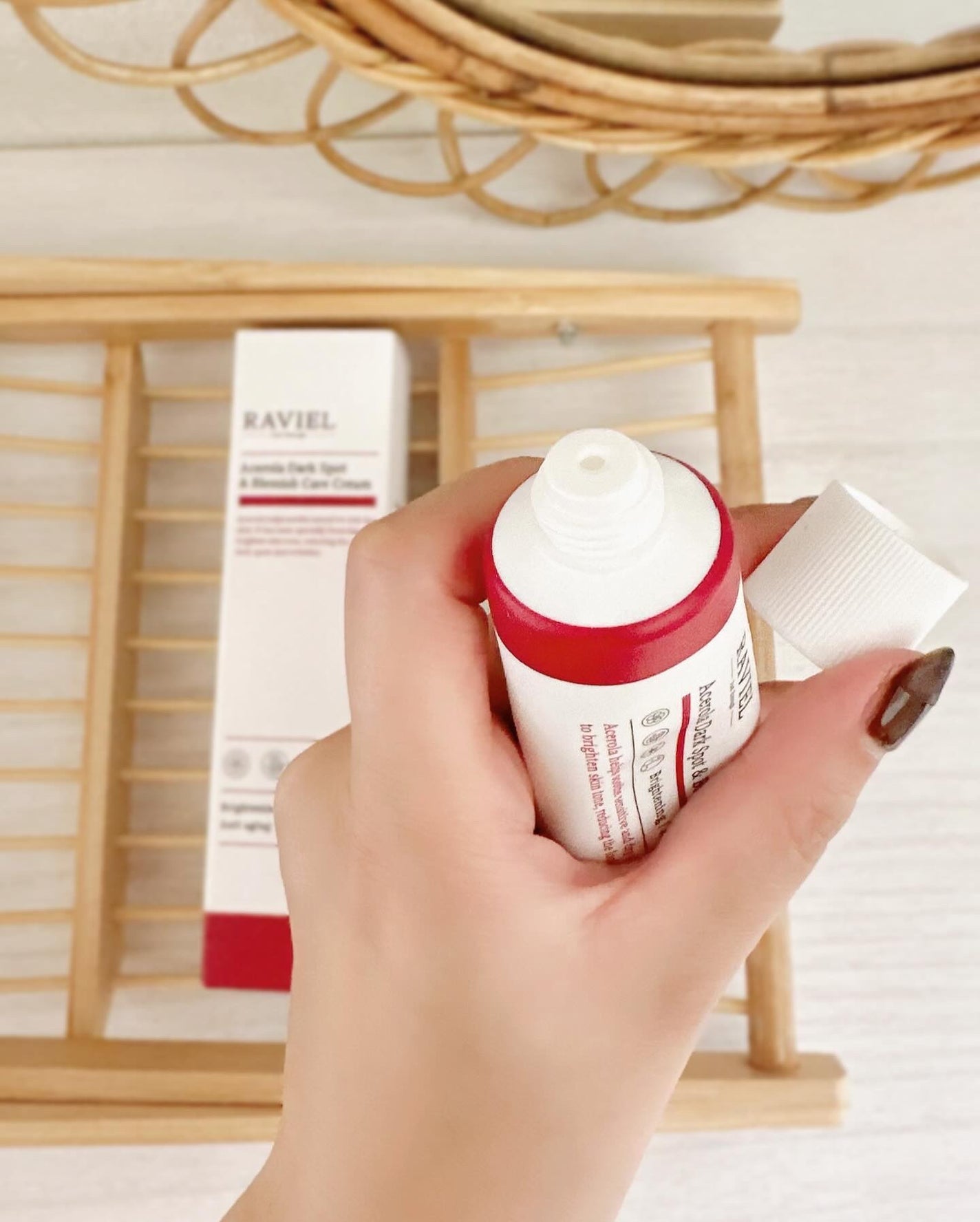 アセロラダークスポット&ブレミッシュ ケア クリーム/RAVIEL/フェイスクリームを使ったクチコミ(5枚目)