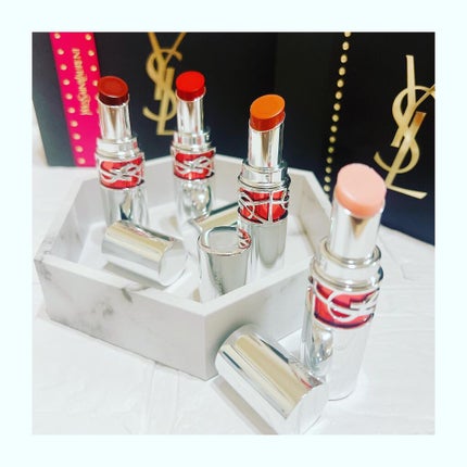 YSL ラブシャイン キャンディグレーズ/YVES SAINT LAURENT BEAUTE/口紅を使ったクチコミ(3枚目)