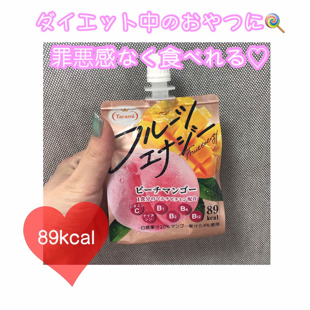 たらみ フルーツエナジー ピーチマンゴー/たらみ/ゼリー飲料を使ったクチコミ(1枚目)