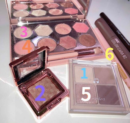 プリズム エアー アイ パレット/CLIO/アイシャドウパレットを使ったクチコミ(3枚目)