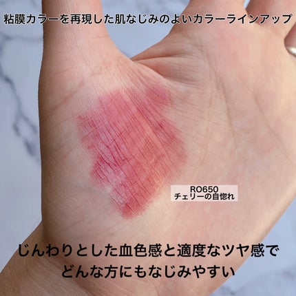 ネンマクフェイク ルージュ/Visée/口紅を使ったクチコミ(3枚目)