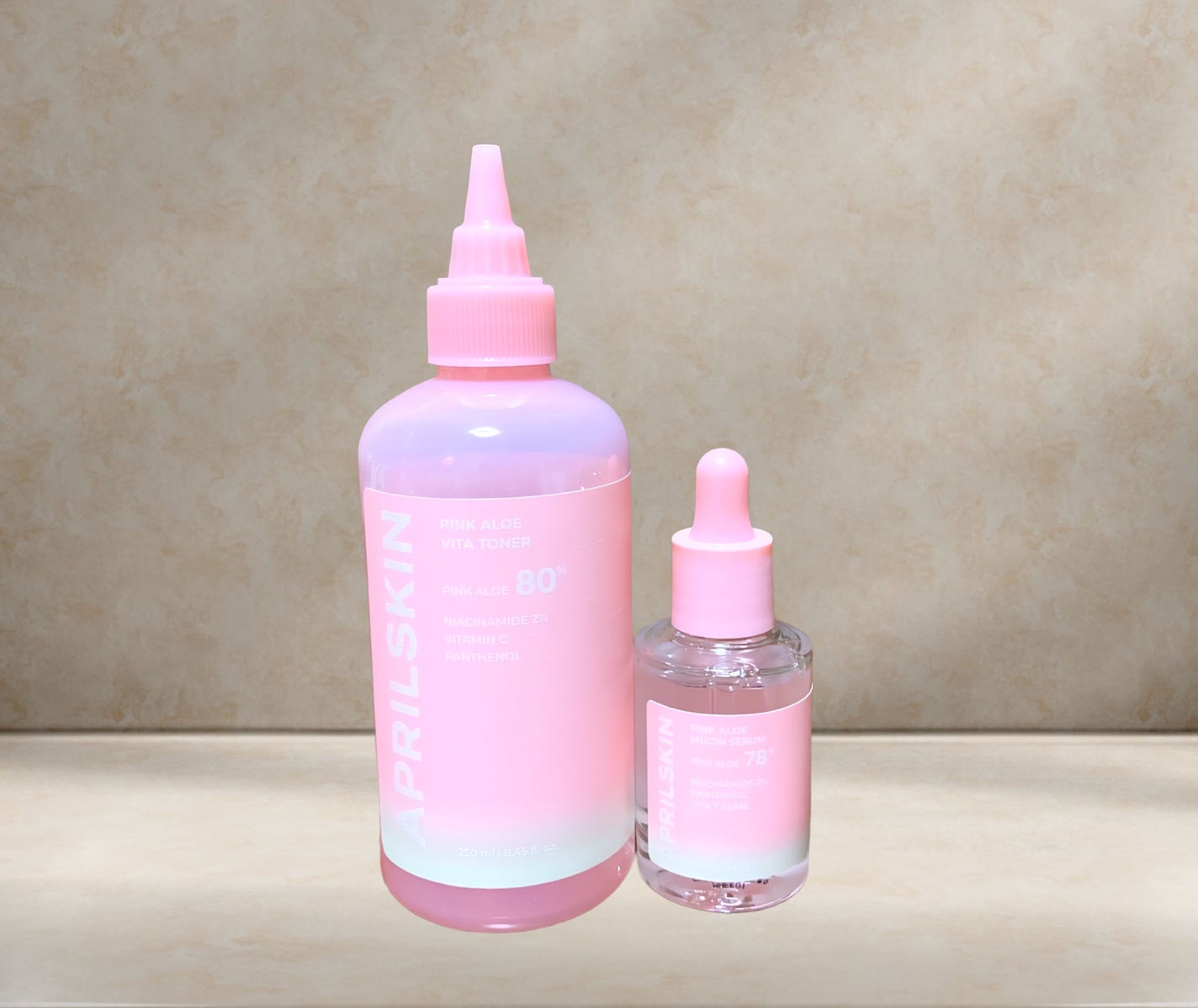 ピンクアロエムチンセラム/APRILSKIN/美容液を使ったクチコミ(5枚目)