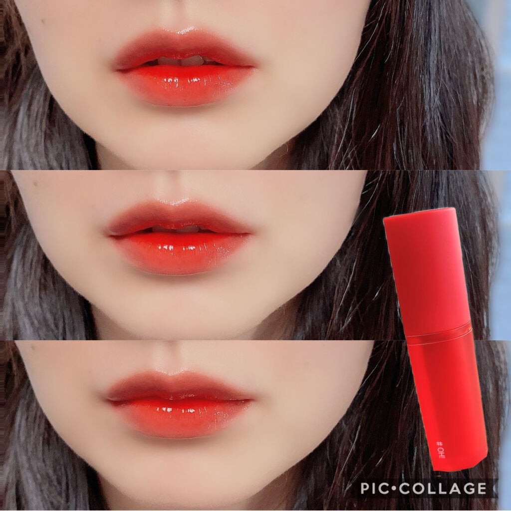 ホリカホリカ ハートクラッシュグローティントエアー/HOLIKA HOLIKA/リップティントを使ったクチコミ(7枚目)