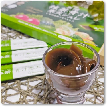 黒糖抹茶青汁寒天ジュレ/興和/健康サプリメントを使ったクチコミ（2枚目）