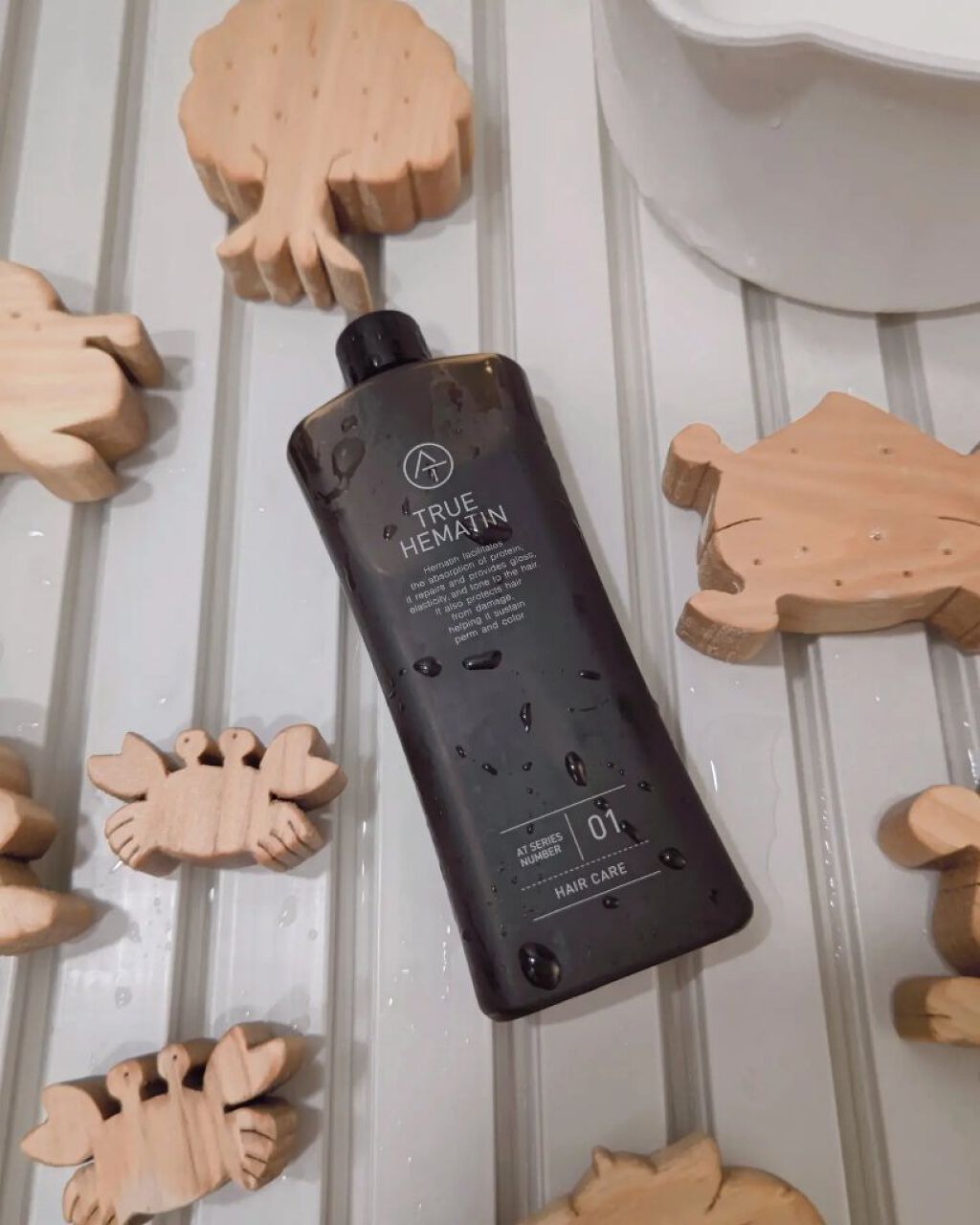 トゥルーヘマチン/AT(アット)/洗い流すヘアトリートメントを使ったクチコミ（3枚目）