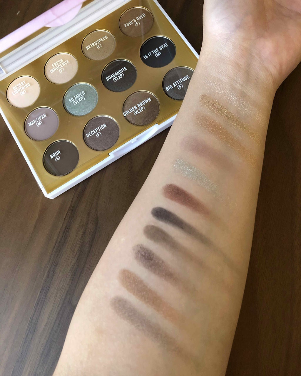 スモールアイシャドウ×12/M・A・C/アイシャドウパレットを使ったクチコミ(4枚目)