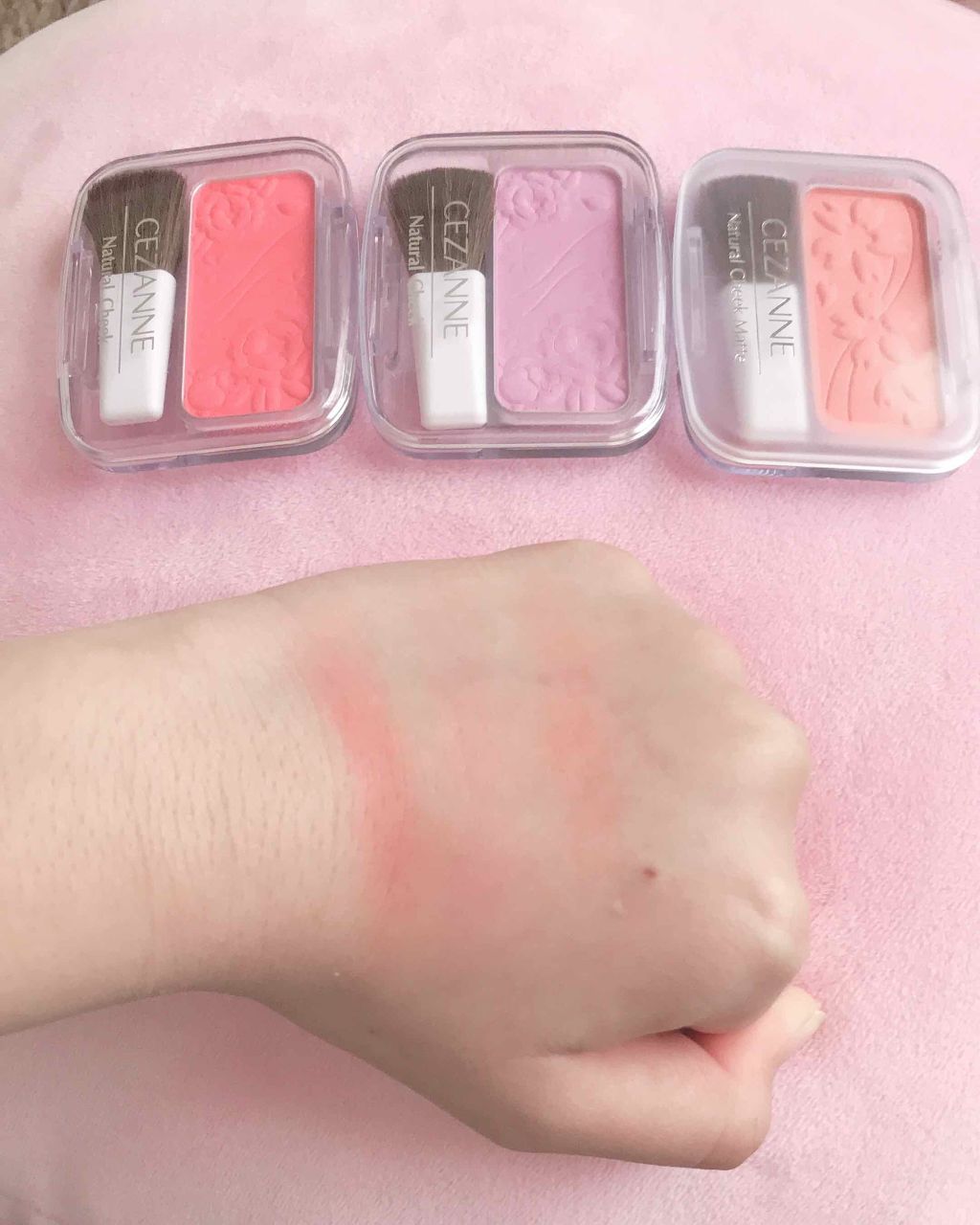 ナチュラル チークN/CEZANNE/パウダーチークを使ったクチコミ（3枚目）