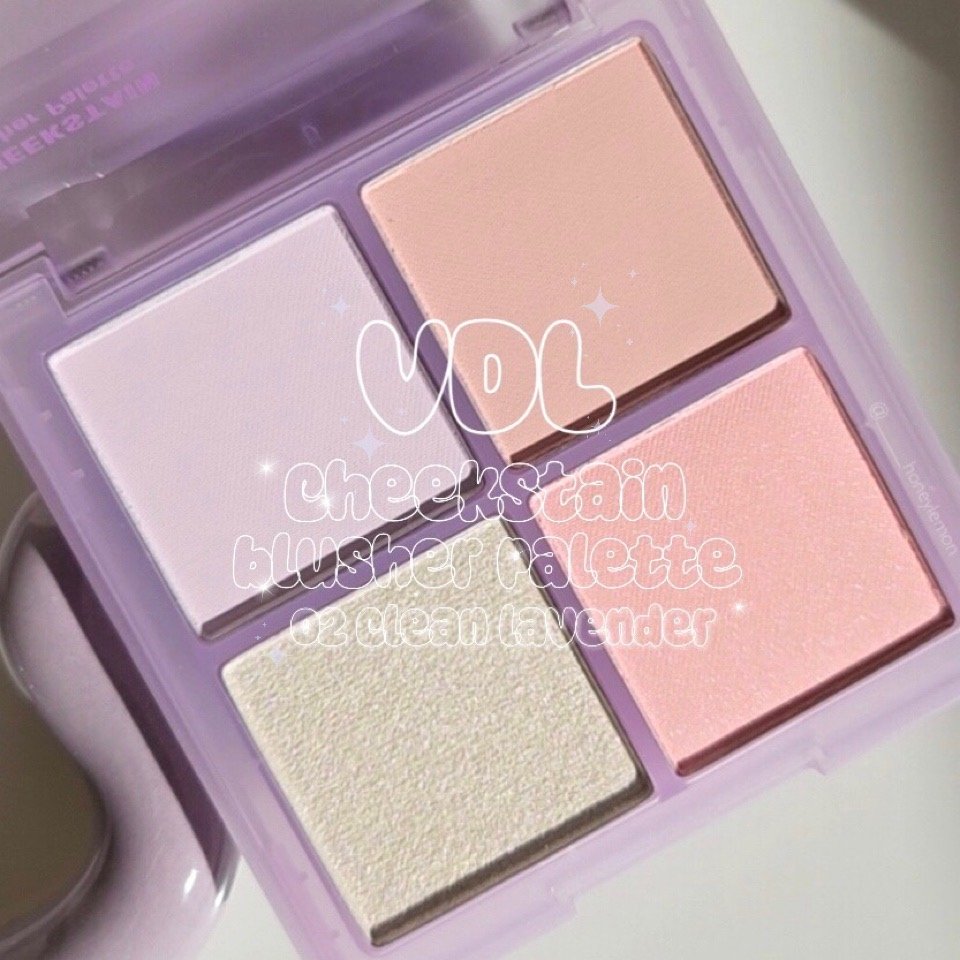 VDL チークステイン ブラッシャー パレット 02 クリーン ラベンダー/VDL/パウダーチークを使ったクチコミ（1枚目）