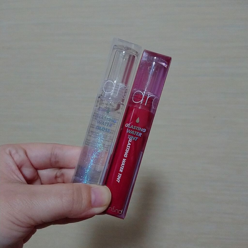 グラスティングウォーターティント/rom&nd/リップティントを使ったクチコミ（1枚目）